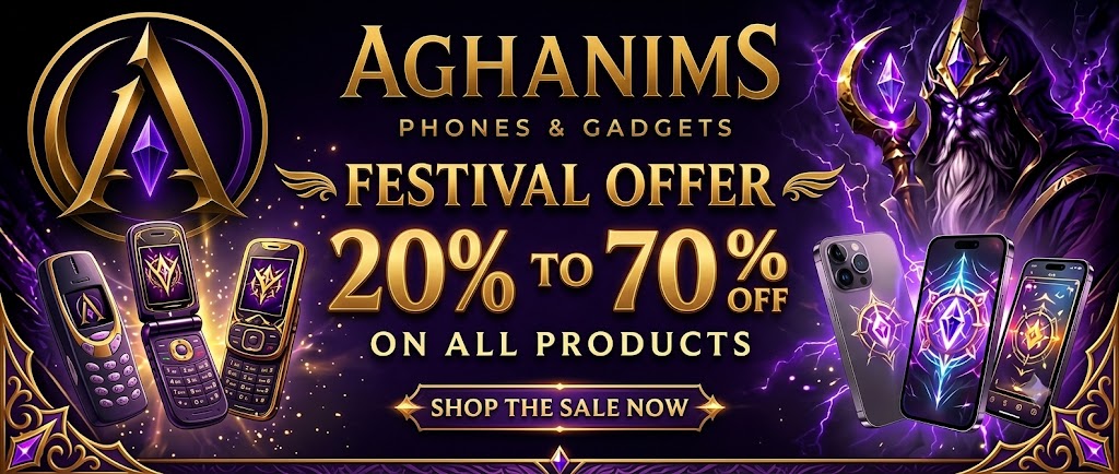 Aghanims Phones and Gadgets festival offer: 20% to 70% off on all products. Shop the sale now.